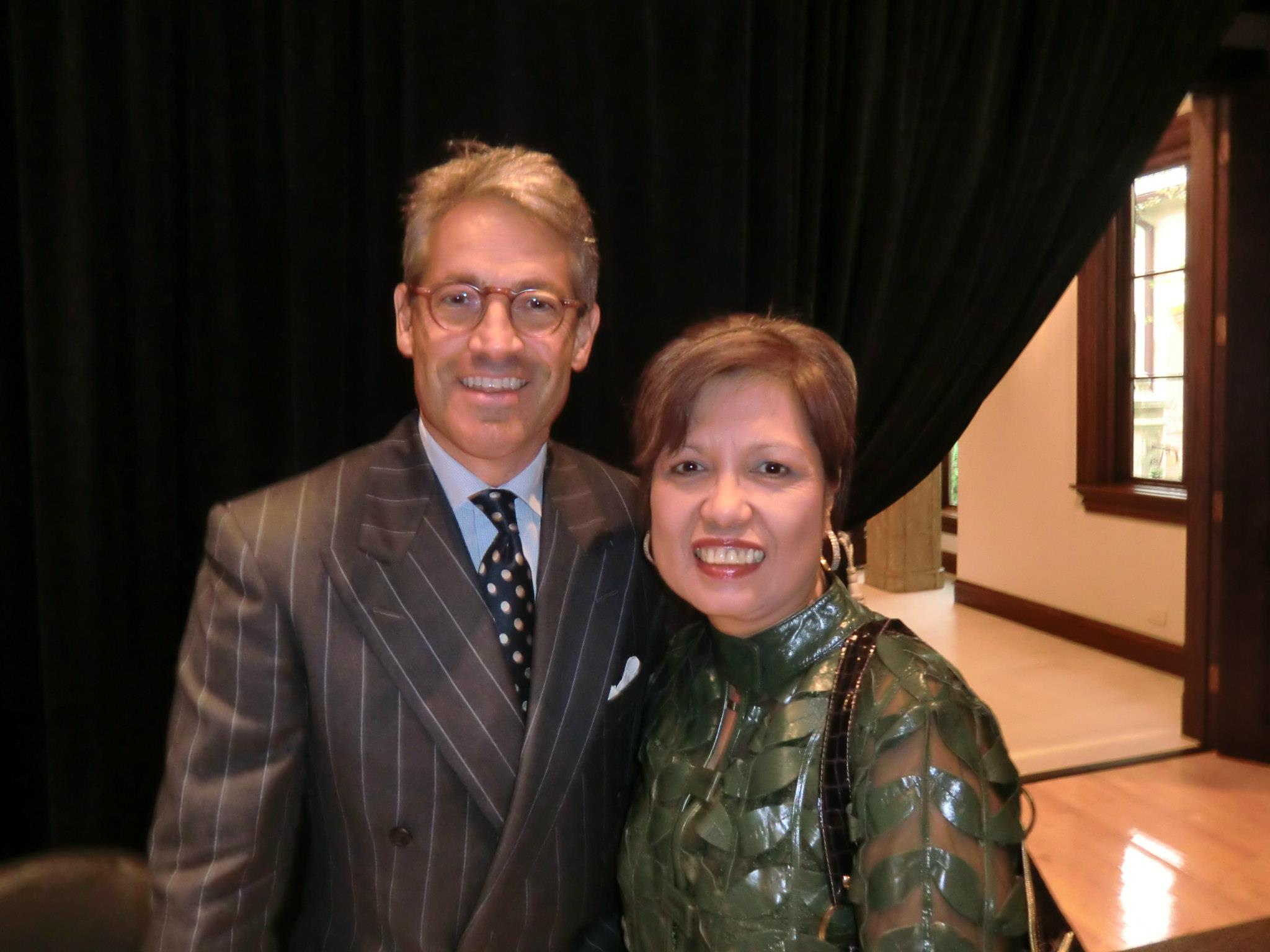 Susie Y. Jennings, R.N. with Eric Metaxas