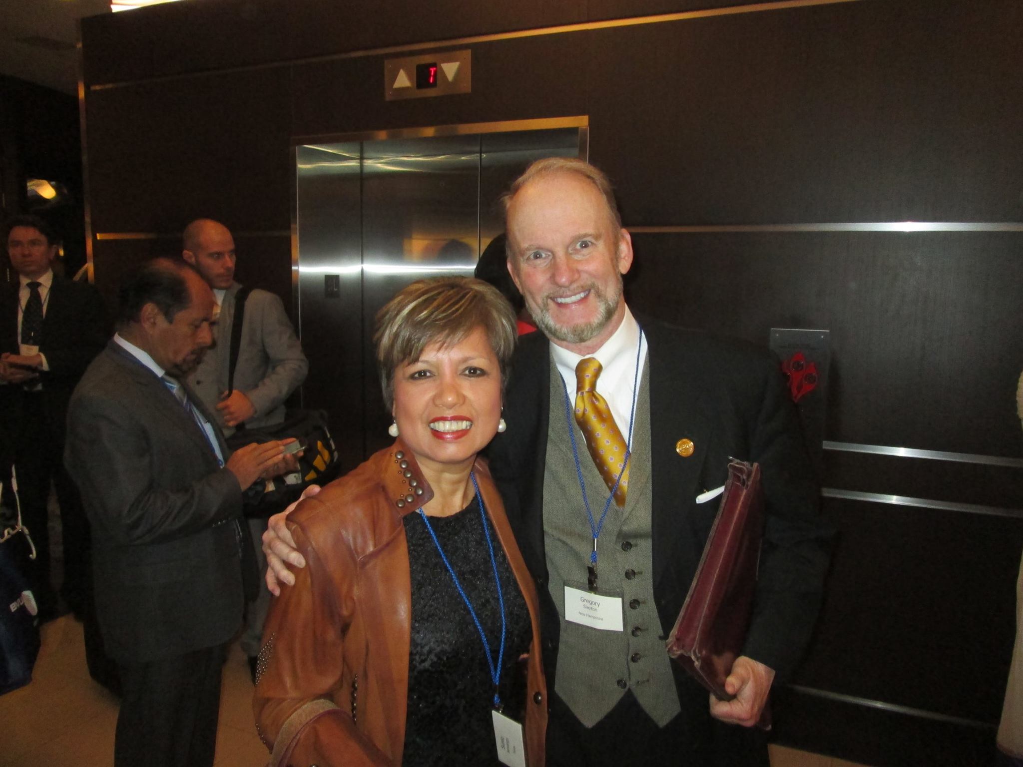 With Ambassador Gregory Slayton
