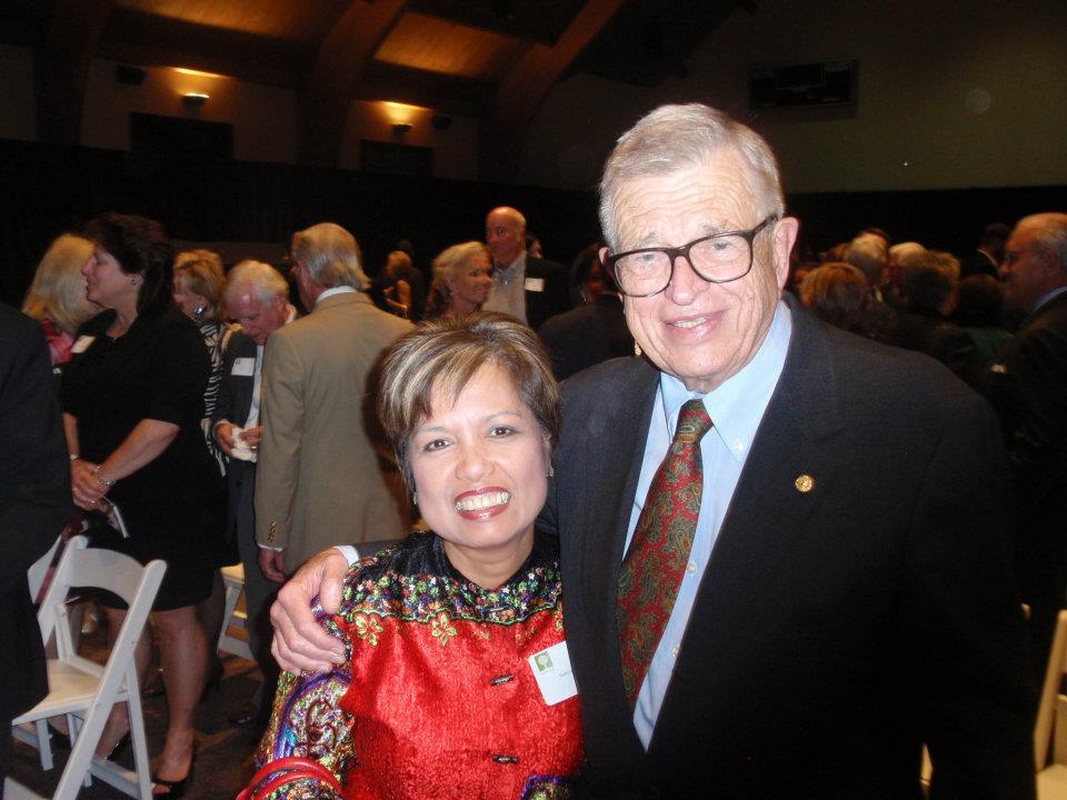 Susie Y. Jennings, R.N. with Chuck Colson