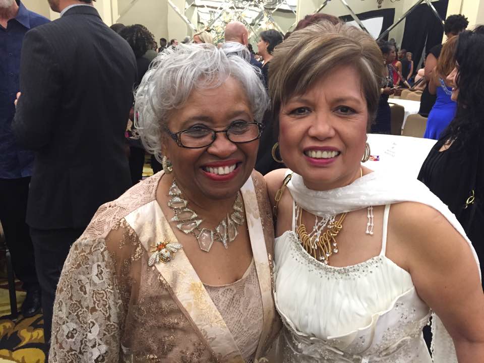 With Momma T aka Thelma Wells
