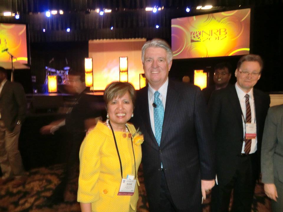 Susie Y. Jennings, R.N. with Pastor Jack Graham