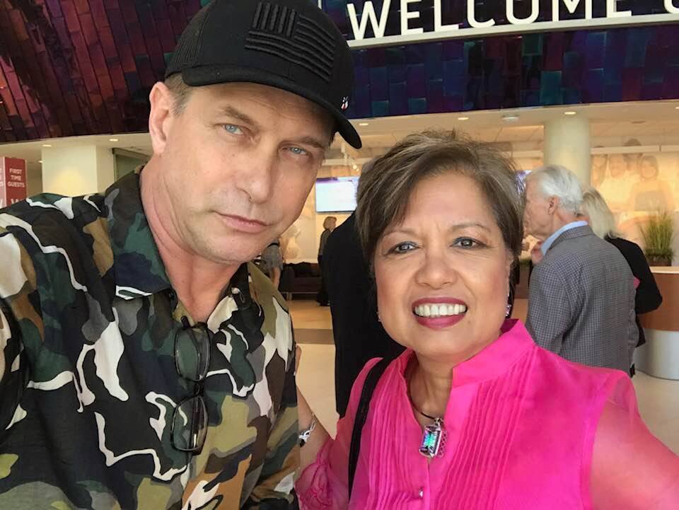 With Stephen Baldwin