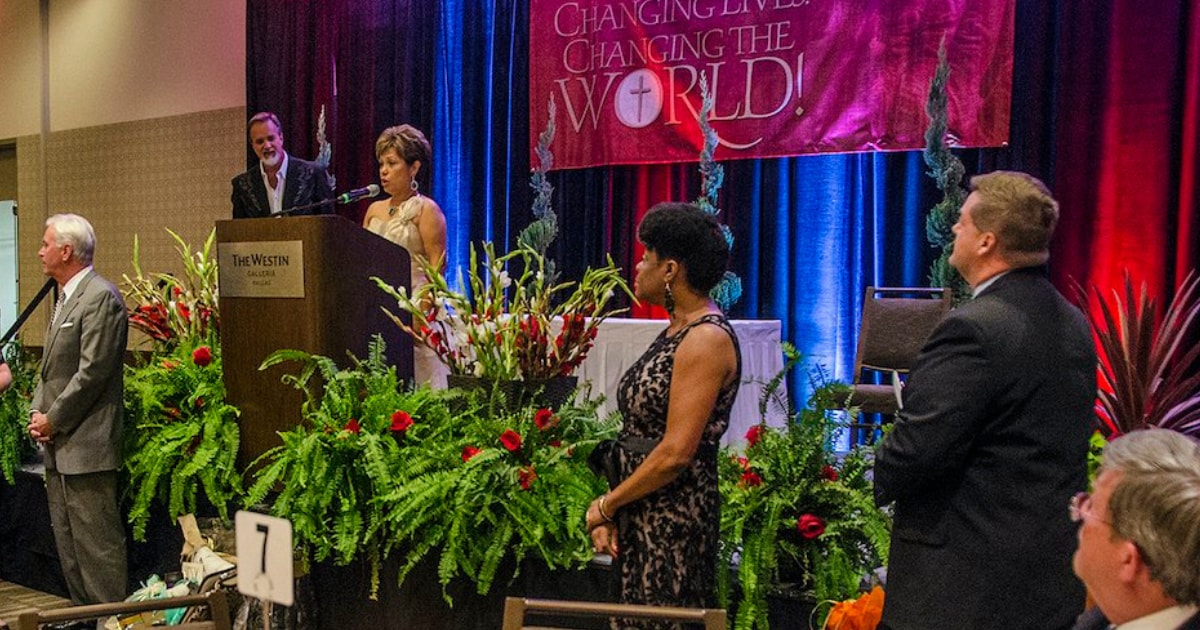 Susie Y. Jennings, R.N. speaking on stage